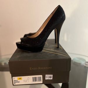 Sparkly black Enzo Angiolini size 7